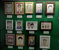 住之江会館　似顔絵教室作品展